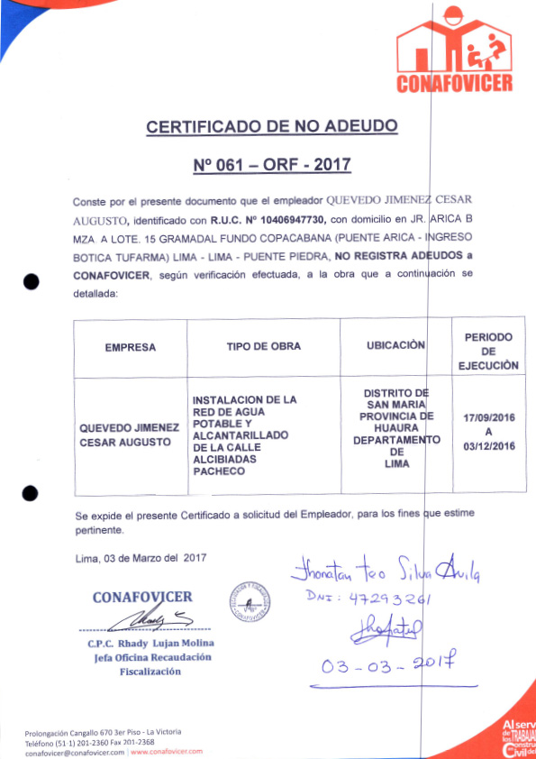 formato de certificados
