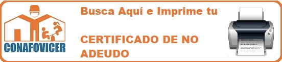 certificado de no adeudo